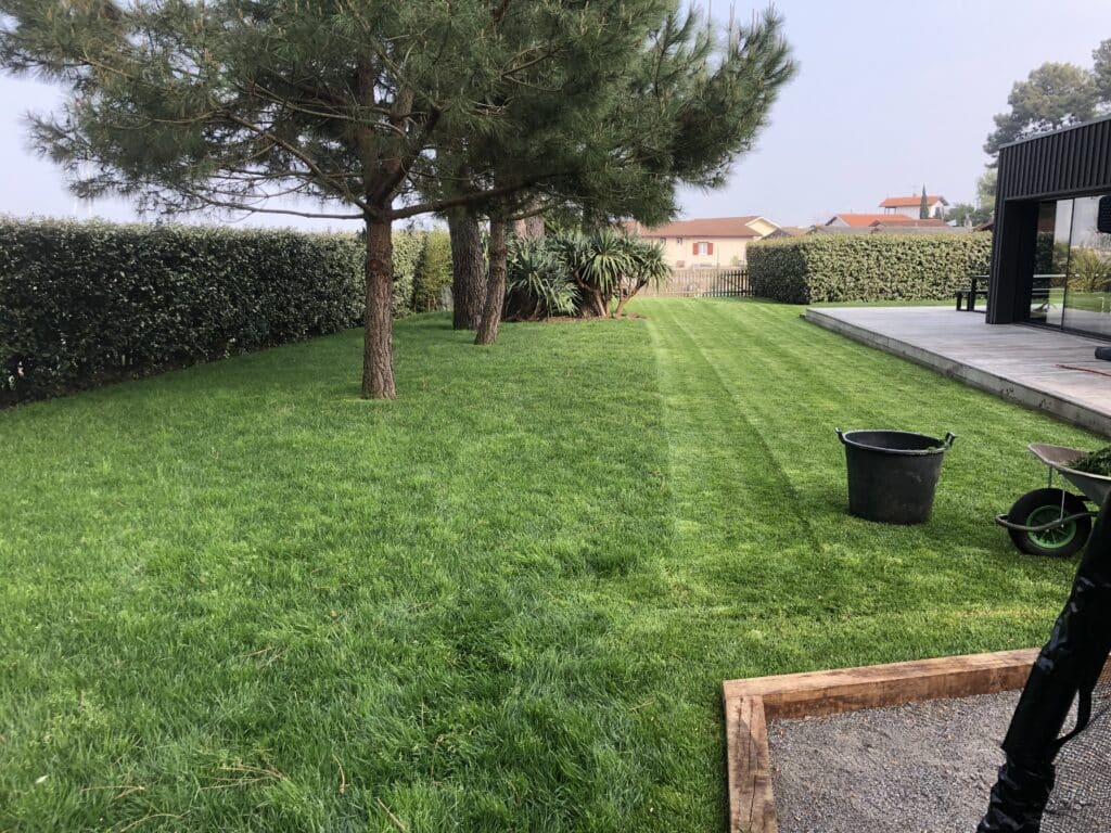 buron-paysages-cap-ferret-gazon-rouleau-tonte